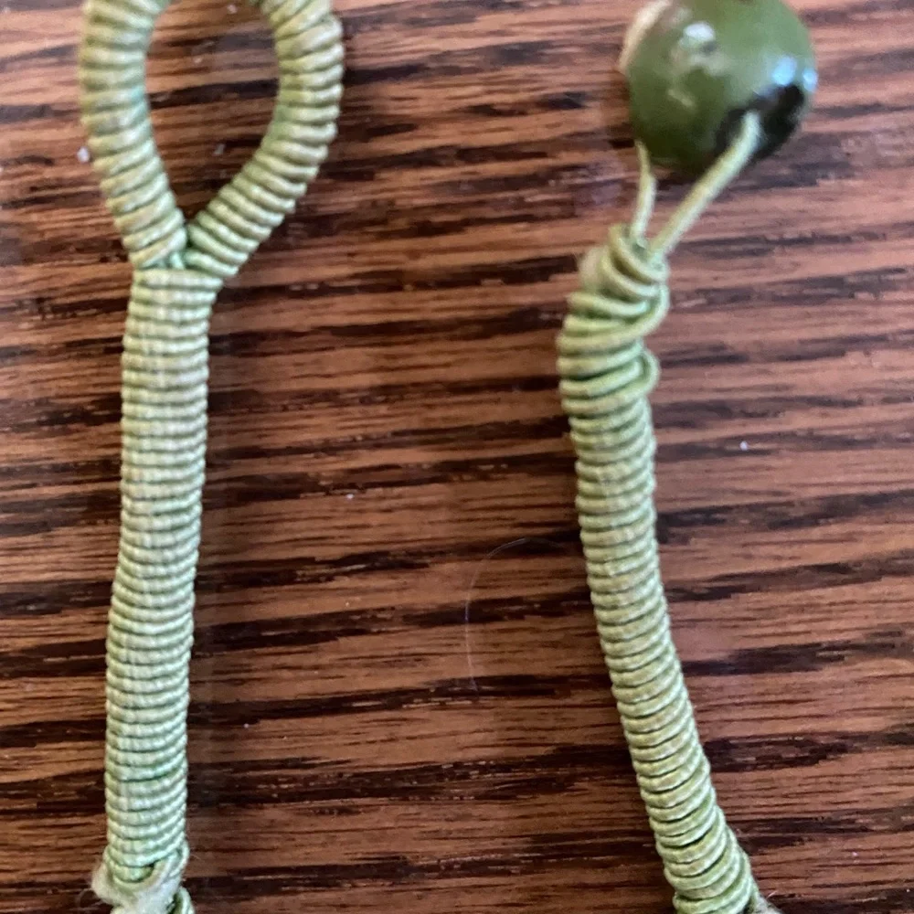 String Bead Necklace - Picture 4 of 4